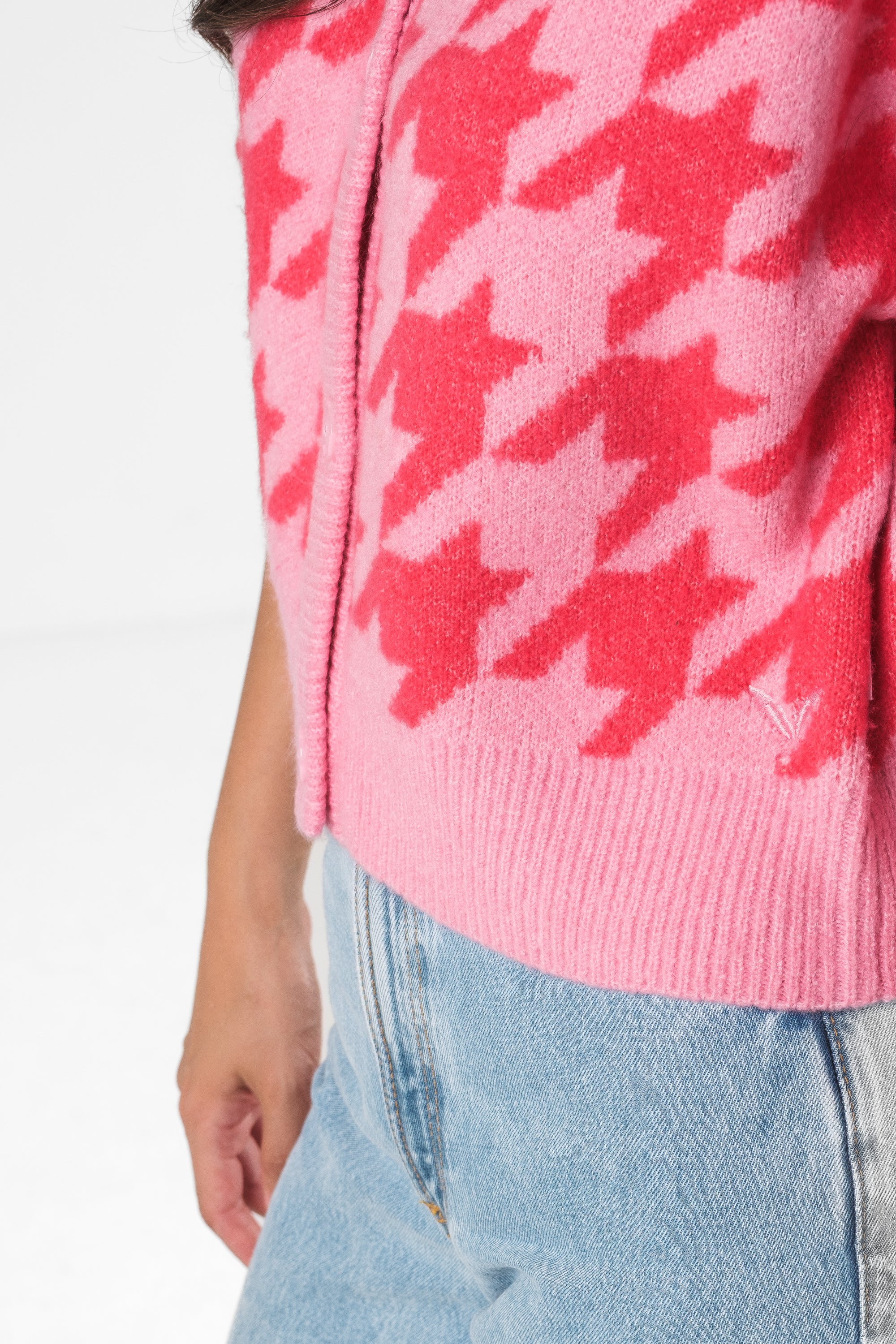 Kim Cardigan Short Hahnentritt - Image 9
